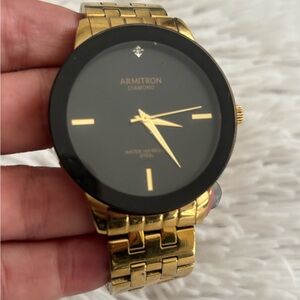 Armitron Gold and Black Watch men’s watch